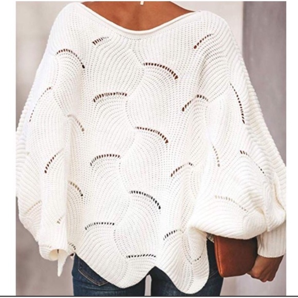 FINAL OFF SHOULDER SWEATER - Picture 2 of 9